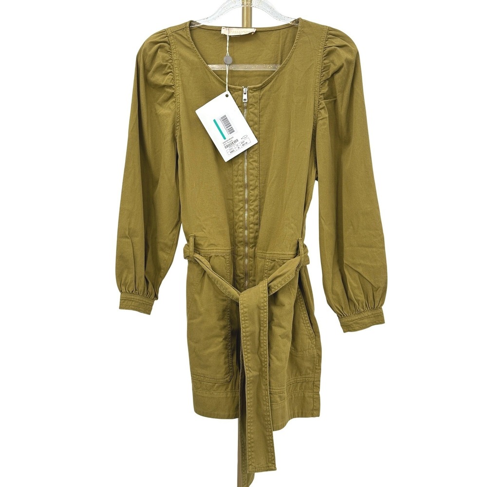 New $600 w/ Flaw Vanessa Bruno Olive Utility Playsuit 40 (8) – Project - READ